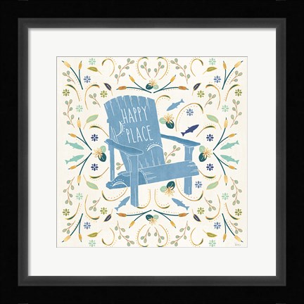 Framed Otomi Lake IV Print