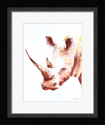 Framed Rhino Print