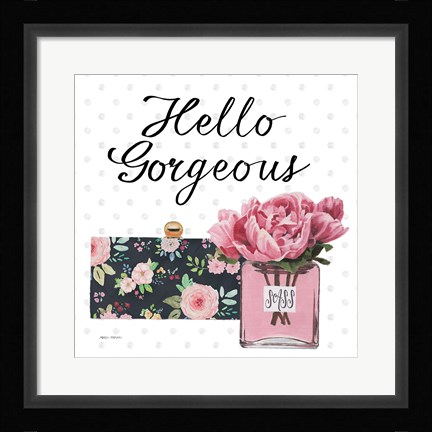 Framed Simply Splendid IV Print