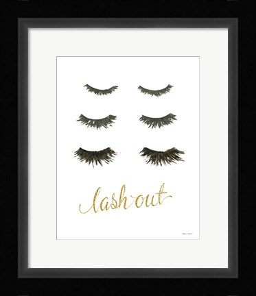 Framed Wake Up and Make Up VI Print