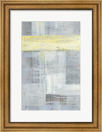 Framed Patchwork Abstract I Print