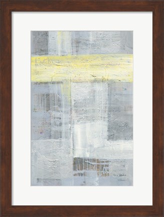Framed Patchwork Abstract I Print