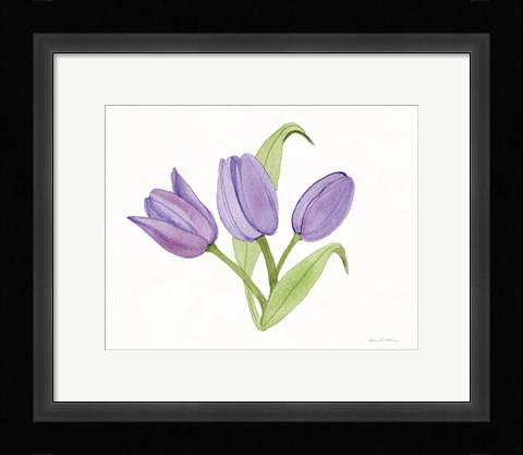 Framed Easter Blessing Flowers II Print