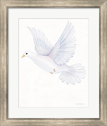 Framed Easter Blessing Dove II Print