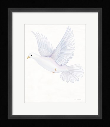 Framed Easter Blessing Dove II Print