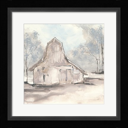 Framed Barn VI Print