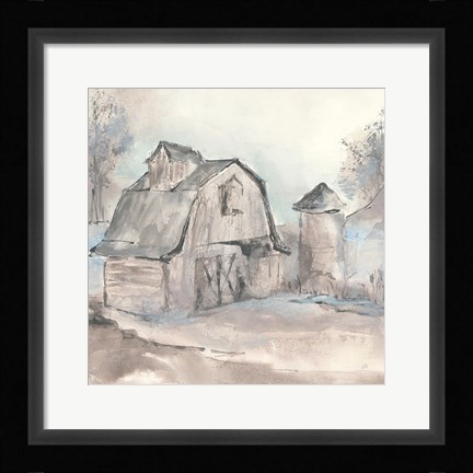 Framed Barn V Print