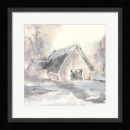Framed Barn II Print