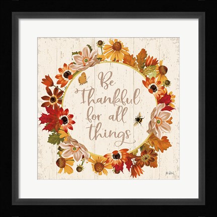 Framed Fall Garden IV Print