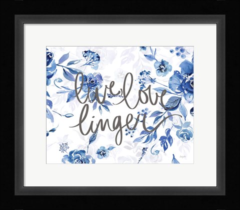 Framed Delft Delight V Print