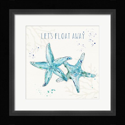 Framed Deep Sea VI Print