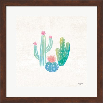 Framed Bohemian Cactus III Print