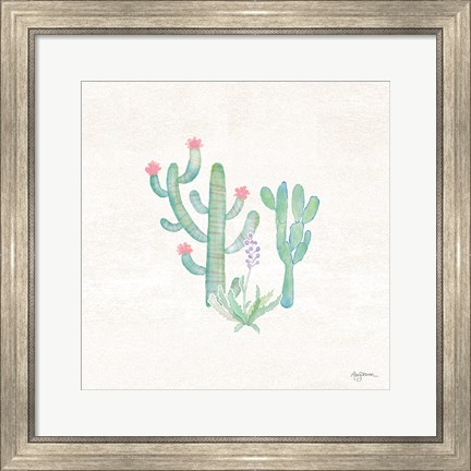 Framed Bohemian Cactus IV Print