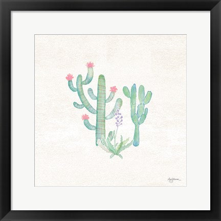 Framed Bohemian Cactus IV Print
