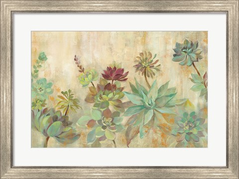 Framed Succulent Garden Print