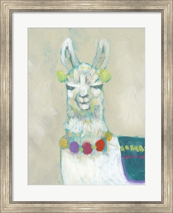 Framed Llama Fun II Print