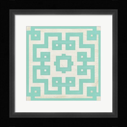 Framed Maze Motif IV Print