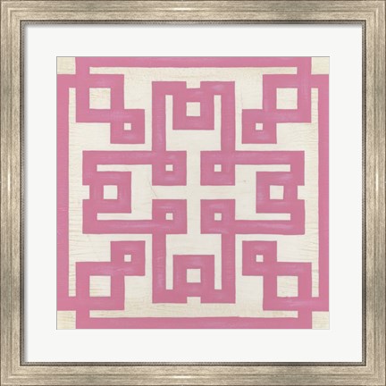 Framed Maze Motif V Print