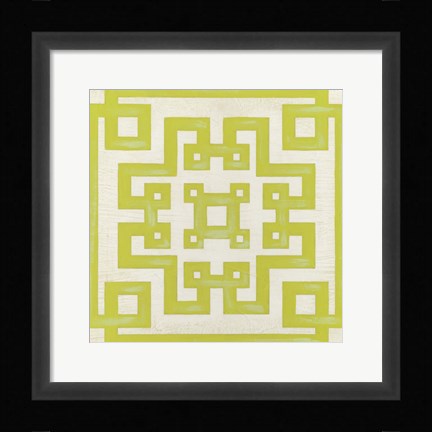 Framed Maze Motif VI Print