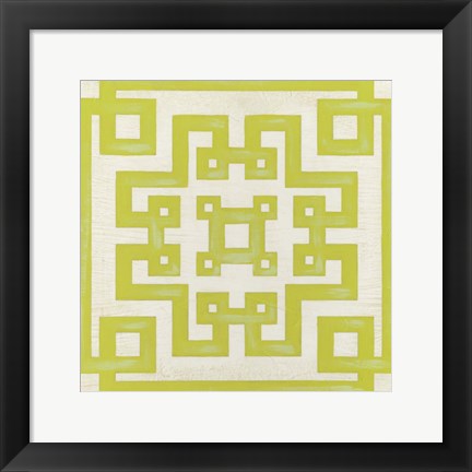 Framed Maze Motif VI Print
