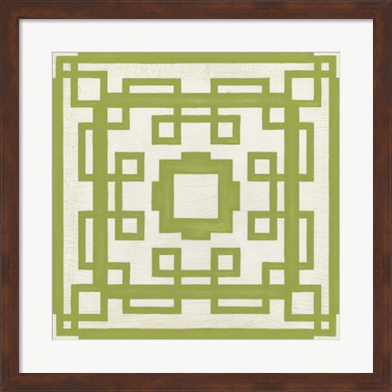 Framed Maze Motif VII Print