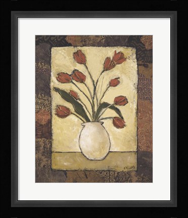 Framed Blooms in Border II Print