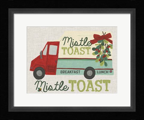 Framed Food Truck Holidays III Print