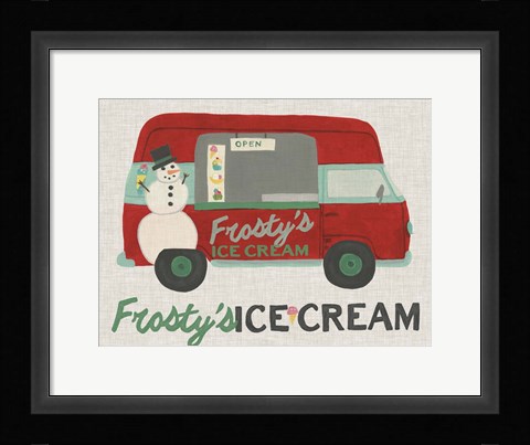 Framed Food Truck Holidays IV Print