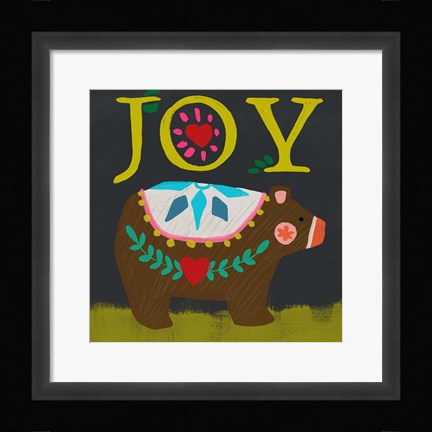 Framed Nordic Joy I Print
