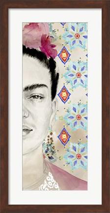 Framed Frida Diptych I Print