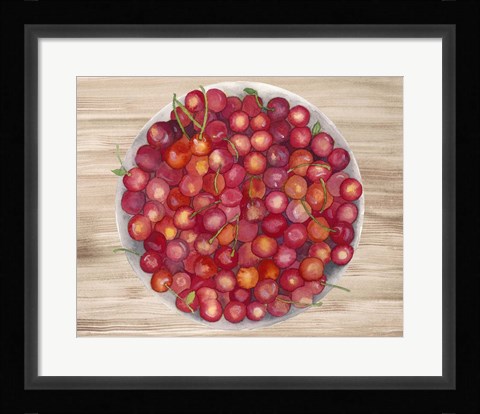 Framed Bowls of Fruit IV Print
