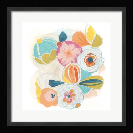 Framed Floral Vibe I Print