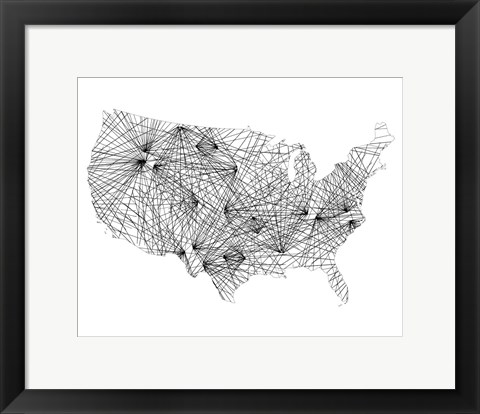 Framed United Matrix Print