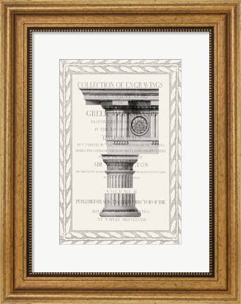 Framed Column Overlay I Print