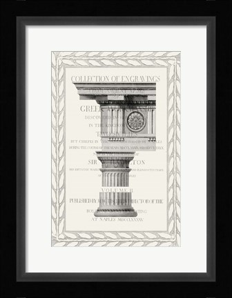 Framed Column Overlay I Print