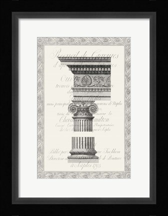 Framed Column Overlay II Print