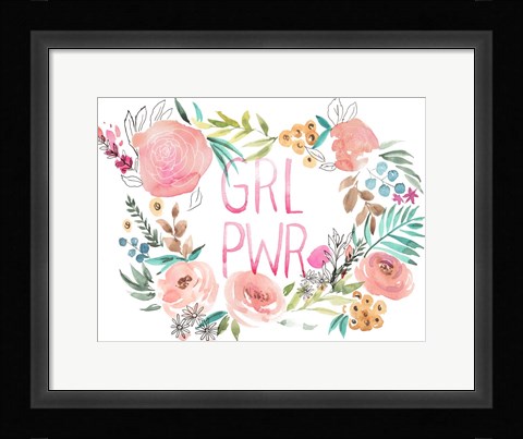 Framed Boss Babe II Print