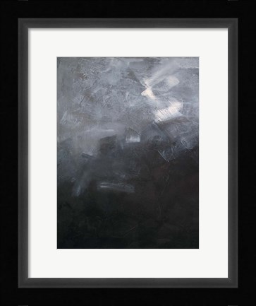 Framed Industrial Contour I Print