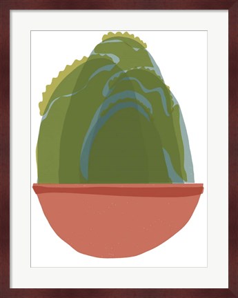 Framed Mod Cactus III Print
