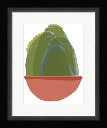 Framed Mod Cactus III Print