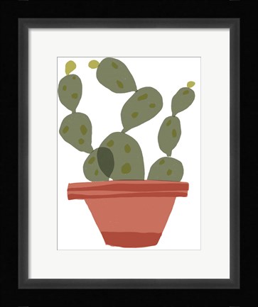 Framed Mod Cactus VII Print