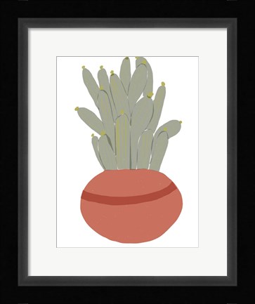 Framed Mod Cactus VIII Print
