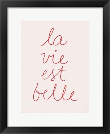 Framed En France V Print