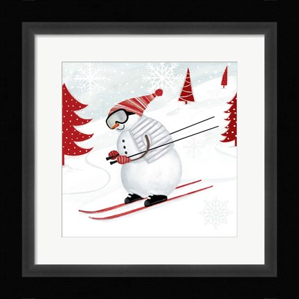 Framed Snow Day II Print