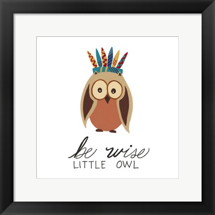 Framed Woodland Warriors I Print