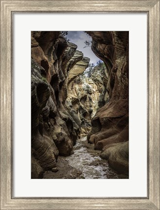 Framed Slot Canyon Utah 6 Print