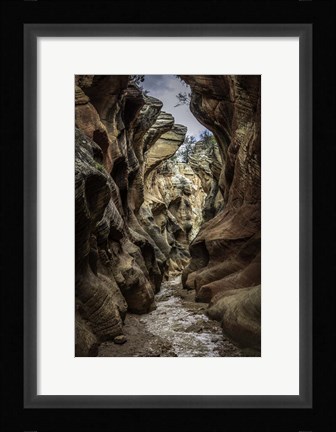 Framed Slot Canyon Utah 6 Print
