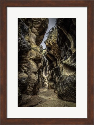Framed Slot Canyon Utah 8 Print