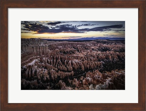 Framed Bryce Canyon Sunset 3 Print
