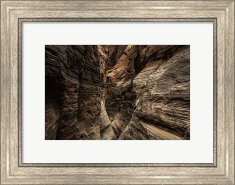 Framed Narrow Slot Canyon Print